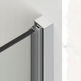 Tuš kabina SAT Xmotion 140x80 cm s prozirnim staklom i sjajnom kromiranom završnom obradom