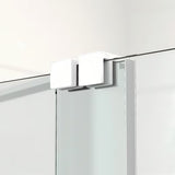 Paravan za Kadu SAT Walk-In Xmotion 150 cm s prozirnim staklom i bijelim profilima