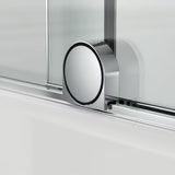 Paravan za Kadu SAT Walk-In Xmotion 150 cm u krom izvedbi s kliznim dijelom i premazom Easy Clean