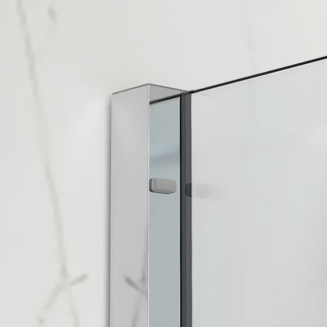 Paravan za Kadu SAT Walk-In Xmotion 150 cm u krom izvedbi s kliznim dijelom i premazom Easy Clean