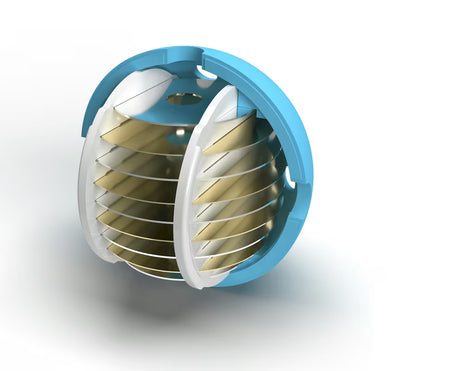 KalyxX IPS washball kugla za pranje pro za perilicu rublja, perilicu posuđa i WC školjke spremnik protiv kamenca