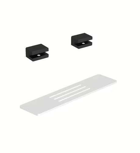 Set kupaonskih dodataka SAT X-way s policom i dva držača u modernom dizajnu.