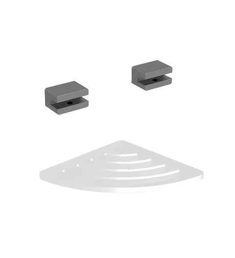 Set kupaonskih dodataka SAT X-Way s kutnom policom i držačima pro zidna montaža.