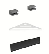 Set kupaonskih dodataka SAT X-Way s izdržljivom PVD površinskom obradom pro usklađen izgled kupaonice.