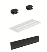 Set kupaonskih dodataka SAT X-Way s policom, držačima i brisačem za staklo u usklađenom dizajnu