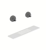 Set kupaonskih dodataka SAT X-Way s policom i držačima pro moderno uređenu kupaonicu.