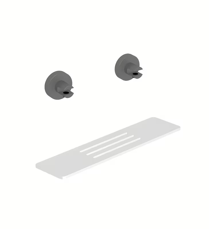 Set kupaonskih dodataka SAT X-Way s policom i držačima pro moderno uređenu kupaonicu.