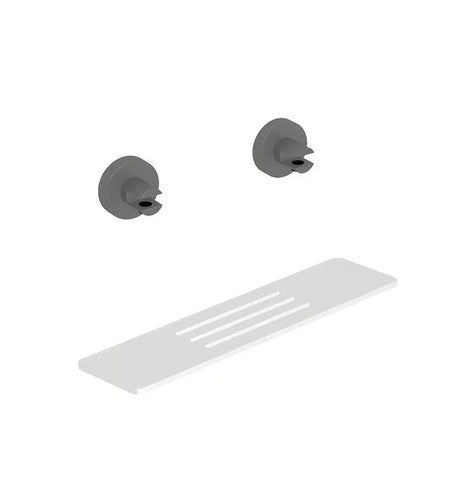 Set kupaonskih dodataka SAT X-Way s policom i držačima pro moderno uređenu kupaonicu.