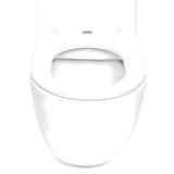 Bijeli viseća WC školjka SAT s Rimless izvedbom bez sustava za ispiranje i sjedalom sa soft Close