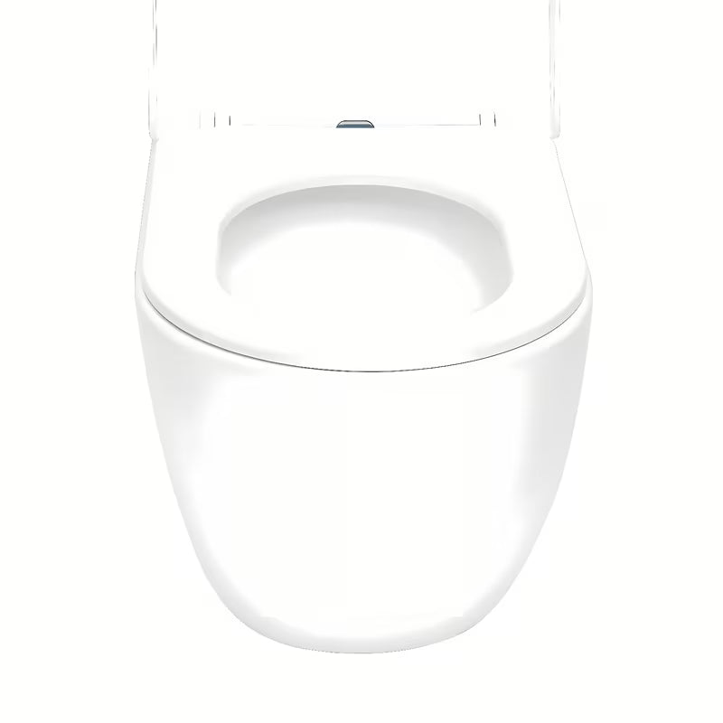 Bijeli viseća WC školjka SAT Fusion s vrtložnim ispiranjem i sjedalom soft Close.