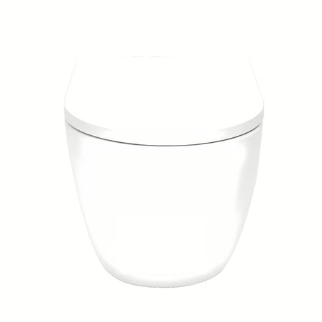 Viseći WC set SAT Fusion sa skrivenim pričvršćenjem i crnom mat tipkom za ispiranje