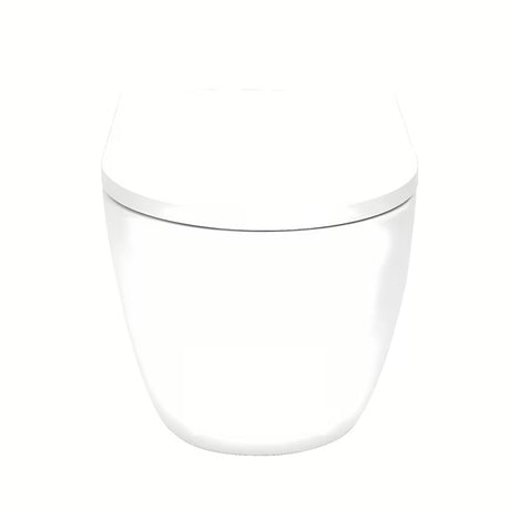 Viseći WC set SAT Fusion s vrtložnim ispiranjem i tipkom za ispiranje u boji gold mat