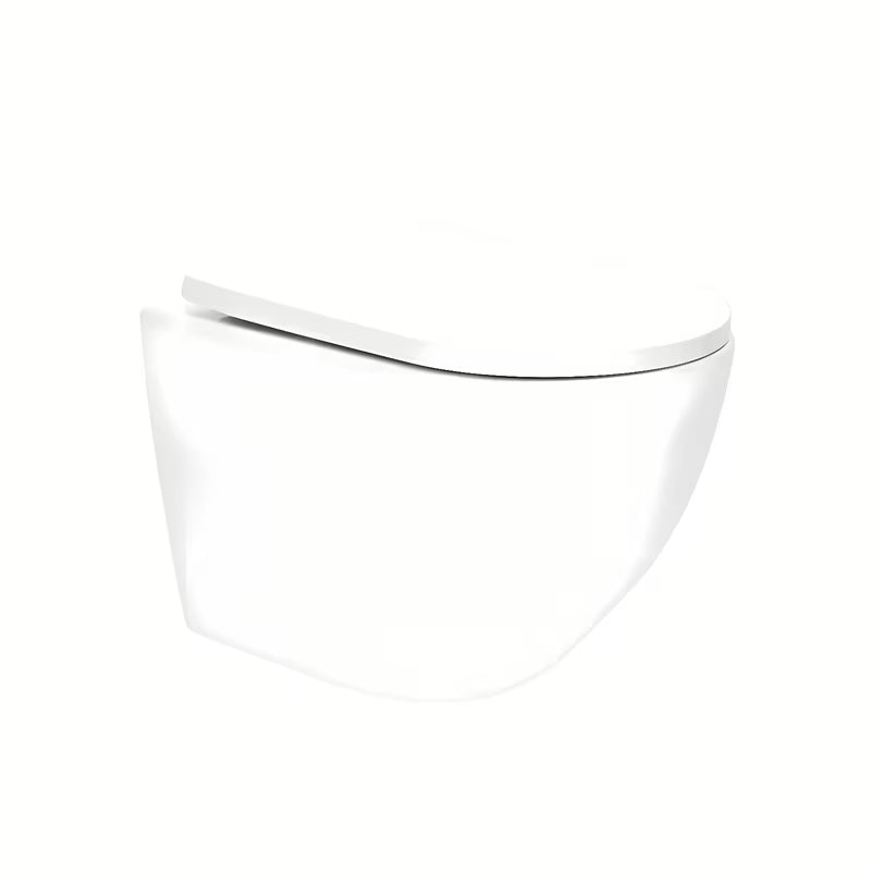 Viseći WC set SAT Fusion s vrtložnim ispiranjem i tipkom za ispiranje u boji gun metal mat.