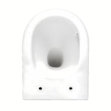 Viseći WC set SAT Tornado za ugradnju u zid s vrtložnim ispiranjem i bijelom tipkom za ispiranje