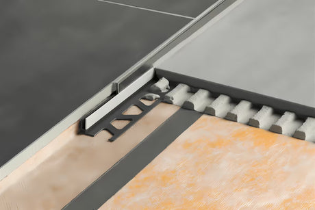 Schlüter Showerprofile-S nagibna inox lajsna pro bočni završetak tuš-kabine bez tuš kade, 120 cm, chrome