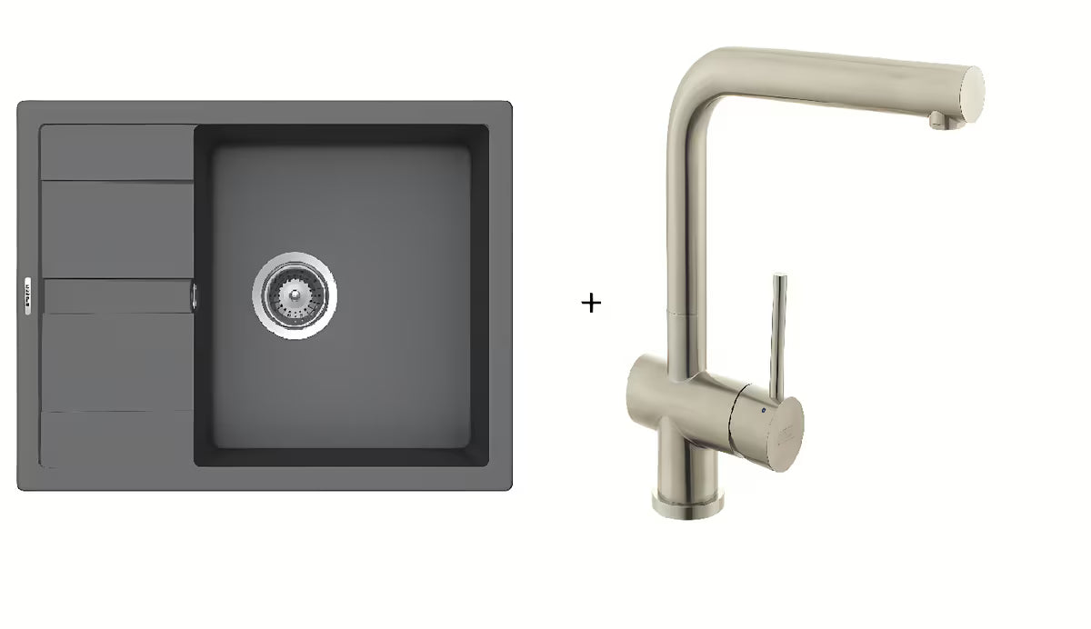 Povoljni set granitnog kuhinjskog sudopera Schock i kuhinjske slavine SIKO