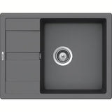 Granitni sudoper  Schock Manhattan D100 s ocjeđivačem u boji croma, 65x50 cm.