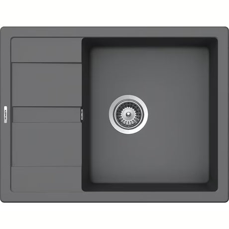 Granitni sudoper  Schock Manhattan D100 s ocjeđivačem u boji croma, 65x50 cm.
