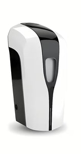 Bijelo-crni beskontaktni zidni dozator sapuna i dezinficijensa sa spremnikom od 1000 ml