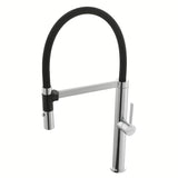 SIKO jednoručna baterija stojeća miješalica za sudoper crni krom s tušem pričvršćenim magnetom