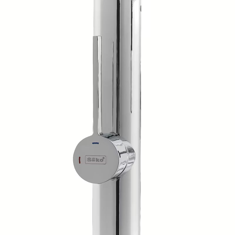 SIKO jednoručna baterija stojeća miješalica za sudoper crni krom s tušem pričvršćenim magnetom
