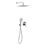 Podžbukni tuš sustav SIKO Elements u kromu s nadglavnom i ručnom tuš slušalicom