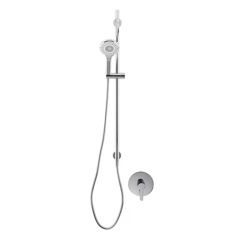 Podžbukni tuš sustav SIKO Elements s miješalicom, s tuš šipkom 2u1, crijevom i ručnom tuš slušalicom