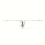 Nadglavni tuš SIKO u bijeloj i krom izvedbi, kvadratna 25 x 25 cm sa zaobljenim kutovima