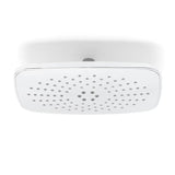 Pravokutna nadglavni tuš SIKO Chrome u bijeloj/krom izvedbi s dvije funkcije mlaza.