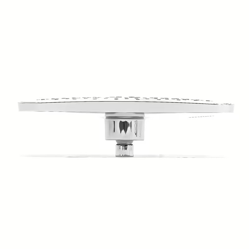 Pravokutna nadglavni tuš SIKO Chrome u bijeloj/krom izvedbi s dvije funkcije mlaza.