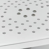 Pravokutna nadglavni tuš SIKO Chrome u bijeloj/krom izvedbi s dvije funkcije mlaza.