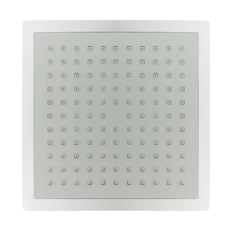 Kvadratna nadglavni tuš SIKO Grey-Chrome u sivoj/krom boji, dimenzije 23 x 23 cm