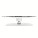 Kvadratna nadglavni tuš SIKO Grey-Chrome u sivoj/krom boji, dimenzije 23 x 23 cm