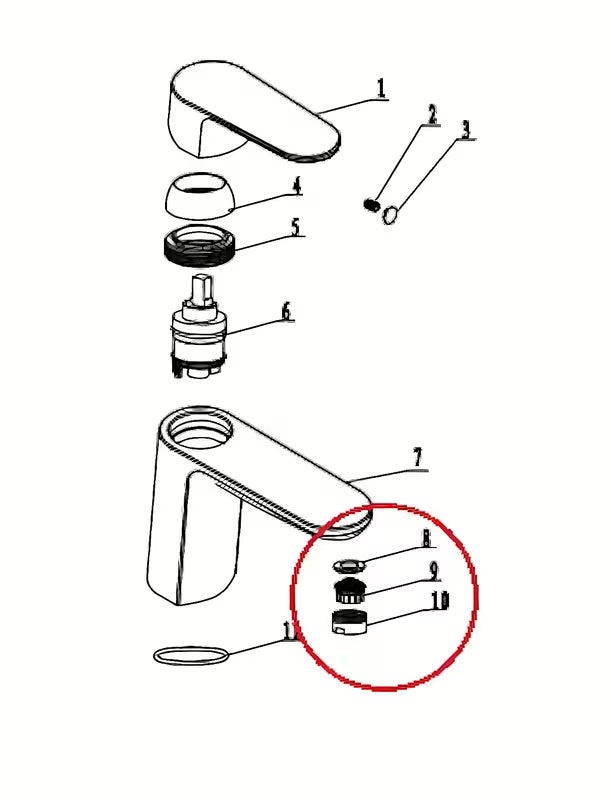 Perlator SIKO Lucida pro za uštedu vode i nježan prozračen mlaz na slavini