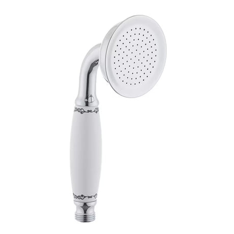 Ručni tuš SIKO Provence u retro dizajnu, metalna izvedba, 1 funkcija, promjer 7,3 cm.