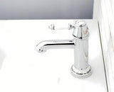 Kromirana miješalica za umivaonik SIKO Provence u retro dizajnu s ukrasnim detaljima