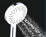 Bijela ručna tuš slušalica SIKO okruglog dizajna, promjera 12 cm, sa samočistećim mlaznicama