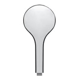 Kromirana ručna tuš-slušalica SIKO zaobljenog dizajna, promjera 115 mm, s prebacivanjem 3 mlaza tipkom.