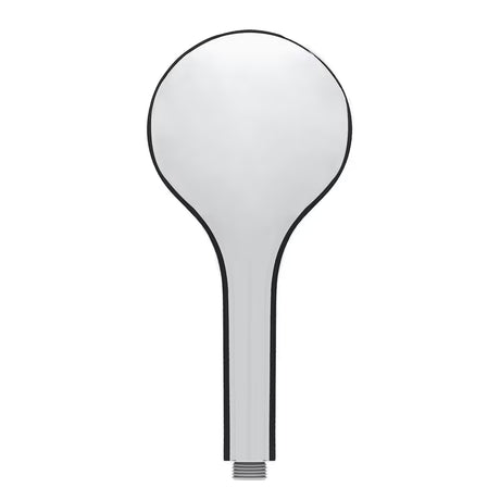 Kromirana ručna tuš-slušalica SIKO zaobljenog dizajna, promjera 115 mm, s prebacivanjem 3 mlaza tipkom.