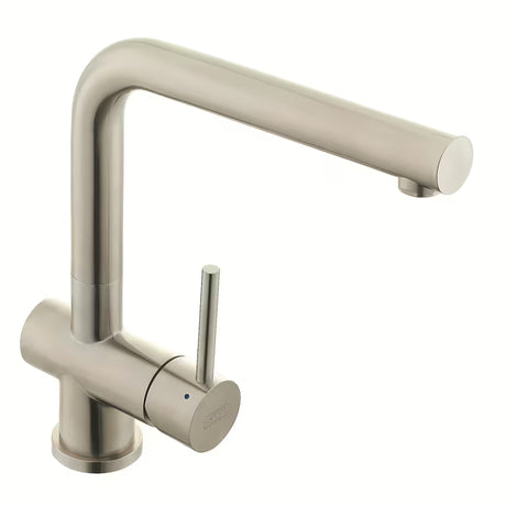 Inox miješalica za sudoper SIKO Steel s okretnim izljevom u mat izvedbi supersteel