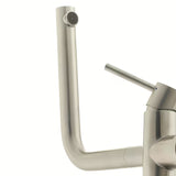 Inox miješalica za sudoper SIKO Steel s okretnim izljevom u mat izvedbi supersteel