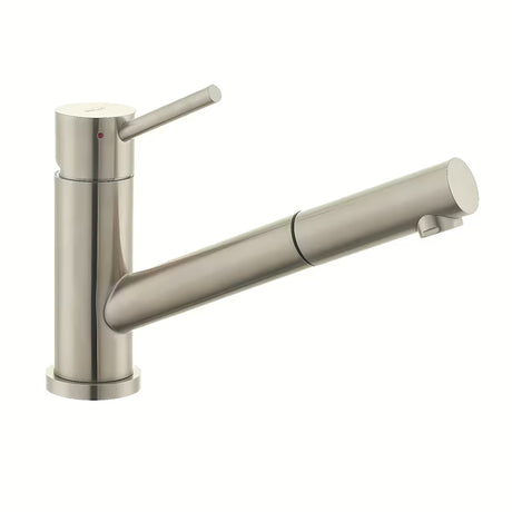 Inox miješalica za sudoper SIKO Steel s izvlačivim tušem u izvedbi supersteel