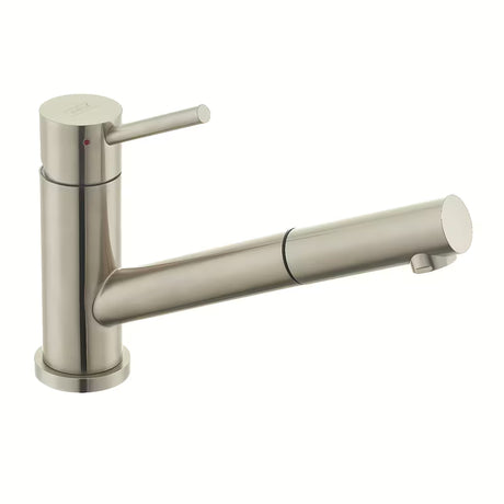 Inox miješalica za sudoper SIKO Steel s izvlačivim tušem u izvedbi supersteel