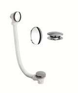 Odljevno preljevna Garnitura Za Kadu Silfra s preljevom i kromiranim čepom, upravljanje Up and Down ClickClack