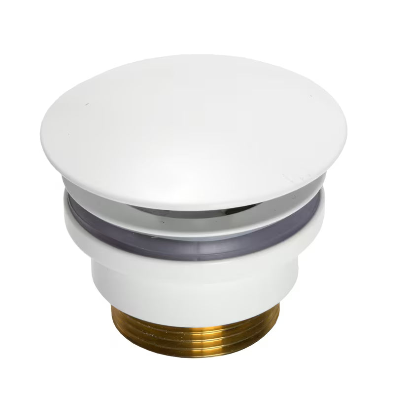 Silfra nezatvarajući odvod za umivaonik 5/4" u bijeloj mat obradi