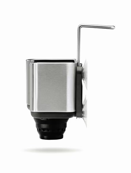 Držač za spužvicu Simplehuman Sink caddies od brušenog nehrđajućeg čelika s držačem i vakuumskim čašicama