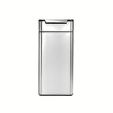 Senzorska kanta za otpad Simplehuman Touch-bar bin u mat izvedbi od nehrđajućeg čelika s uskim kućištem.