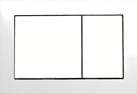 Bijelo tipka za aktiviranje Tece Base pro WC školjke s dvokoličinskim ispiranjem