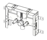 Montažni okvir Tece Kutija pro za ugradnju visećeg bidea s ugradbenom dubinom 8 cm.
