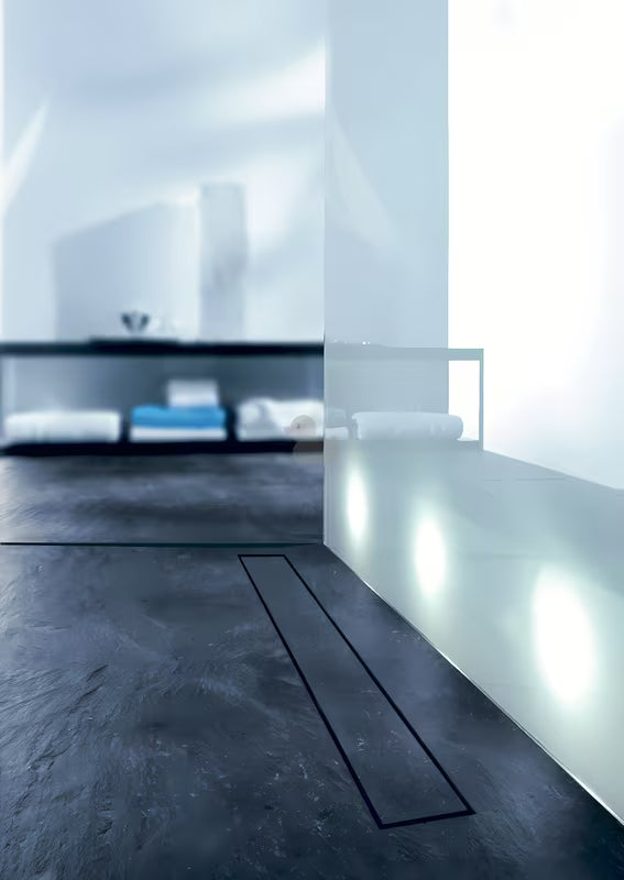 Nehrđajući tuš kanalica Tece Drainline 70 cm s rešetkom pro za lijepljenje pločica